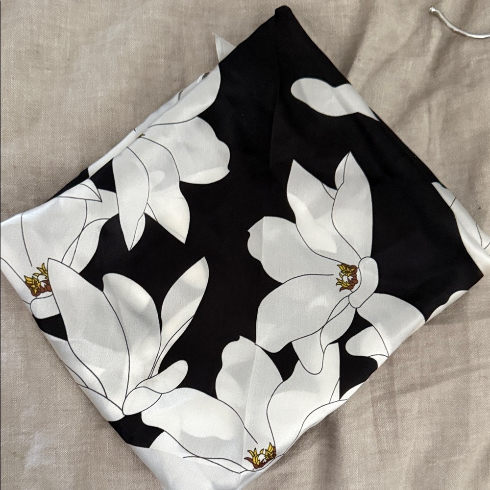 Floral Unbrand 100% Silk Square scarves. OS